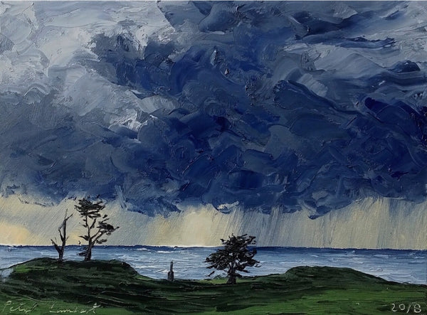 View from Weld Road - Trees and Rain Fronts